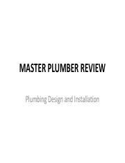 Online Training: Fundamentals of Plumbing Design and Fire .